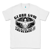 White globo gym Classic Tee - artisFamous