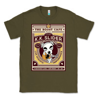 Army Green the roost cafe Classic Tee - artisFamous