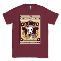 Burgundy the roost cafe Classic Tee - artisFamous