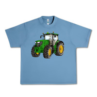 Pebble Blue western farm tractor Urban Heavy Tee - Artiststas