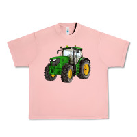 Salmon western farm tractor Urban Heavy Tee - Artiststas
