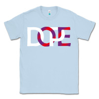 Dusty Blue dope Classic Tee - artisFamous