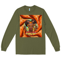 Army Green fall african girl Long Sleeve Tee - BarkalooDesign