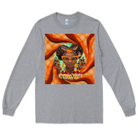 Heather Grey fall african girl Long Sleeve Tee - BarkalooDesign