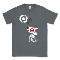 Charcoal Heather target team member halloween Classic Tee - artisFamous