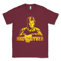 Burgundy macgyver actor movie Classic Tee - artisFamous