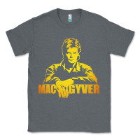 Charcoal Heather macgyver actor movie Classic Tee - artisFamous