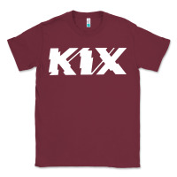 Burgundy kix Classic Tee - artisFamous