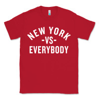 Red new york vs everybody Classic Tee - artisFamous