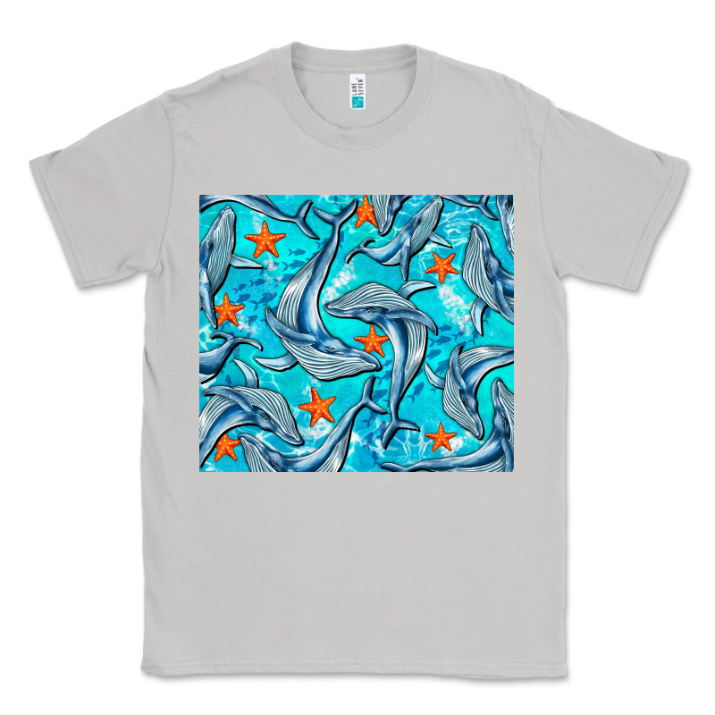 Humpback Whale Tumbler Classic Tee by BarkalooDesign | Teevron