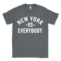 Charcoal Heather new york vs everybody Classic Tee - artisFamous