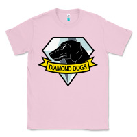 Bubblegum Pink diamond dogs classic Classic Tee - artisFamous