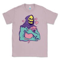 Lilac skeletor's hug cat Classic Tee - artisFamous