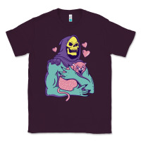 Plum skeletor's hug cat Classic Tee - artisFamous
