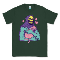Sports Green skeletor's hug cat Classic Tee - artisFamous