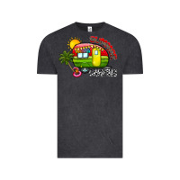 Vintage Black summer camping Vintage Tee - CowhideDigitalArt