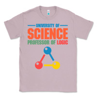 Lilac UNIVERSITY OF SCIENCE PROFESSOR OF LOGIC Classic Tee - artisFamous