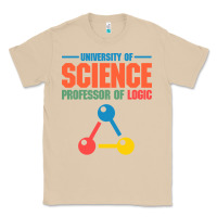 Mushroom UNIVERSITY OF SCIENCE PROFESSOR OF LOGIC Classic Tee - artisFamous