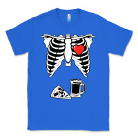 True Royal dad skeleton halloween beer pizza Classic Tee - artisFamous