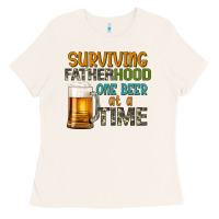 Bone surviving fatherhood one beer at a  time Ladies Tee - Artiststas