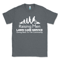 Charcoal Heather raising men lawn care Classic Tee - artisFamous