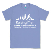 Colony Blue raising men lawn care Classic Tee - artisFamous