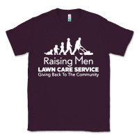 Plum raising men lawn care Classic Tee - artisFamous