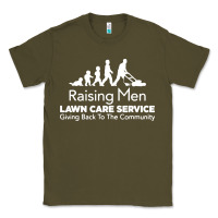Army Green raising men lawn care Classic Tee - artisFamous