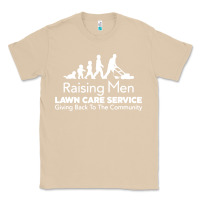 Mushroom raising men lawn care Classic Tee - artisFamous
