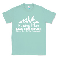 Seafoam raising men lawn care Classic Tee - artisFamous