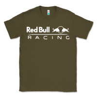 Army Green red racing Classic Tee - artisFamous