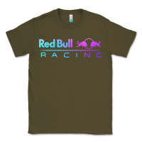 Army Green red racing Classic Tee - artisFamous