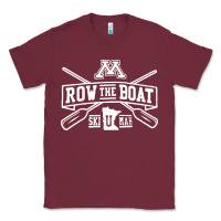 Burgundy row the boat minnesota Classic Tee - artisFamous