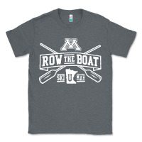 Charcoal Heather row the boat minnesota Classic Tee - artisFamous