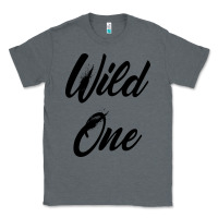 Charcoal Heather wild one Classic Tee - artisFamous