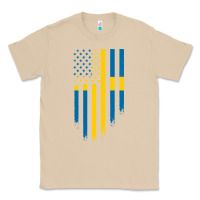 Mushroom Sweden Swedish Roots American Flag | Canadian Roots Classic Tee - artisFamous