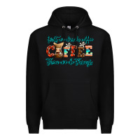Black first we drink coffee then we do things Premium Hoodie - AdoDesignShop