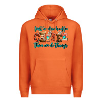 Carrot first we drink coffee then we do things Premium Hoodie - AdoDesignShop