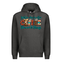 Charcoal Heather first we drink coffee then we do things Premium Hoodie - AdoDesignShop