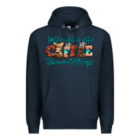Navy first we drink coffee then we do things Premium Hoodie - AdoDesignShop