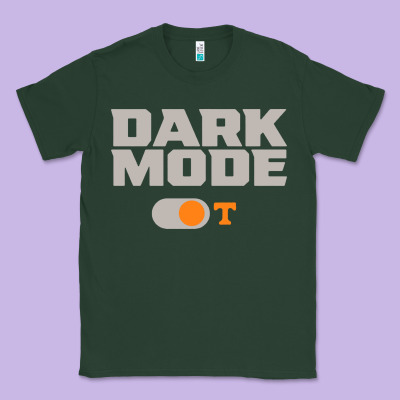 Tennessee Football Dark Mode Classic Tee Designed By Artisfamous