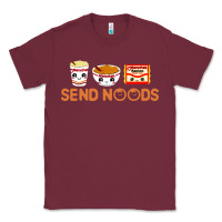 Burgundy send noods Classic Tee - artisFamous
