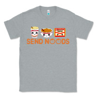 Heather Grey send noods Classic Tee - artisFamous