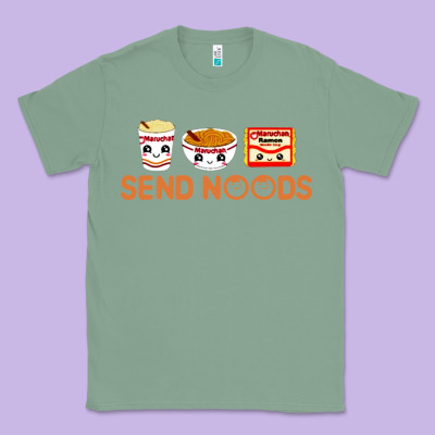 Send Noods Classic Tee Designed By Artisfamous
