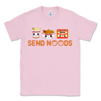 Bubblegum Pink send noods Classic Tee - artisFamous