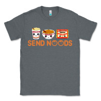 Charcoal Heather send noods Classic Tee - artisFamous