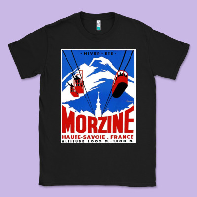 Savoie France Blue Classic Tee Designed By Artisfamous