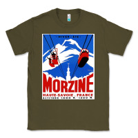 Army Green Savoie France Blue Classic Tee - artisFamous