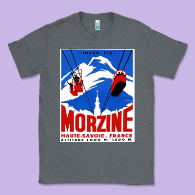 Savoie France Blue Classic Tee Designed By Artisfamous