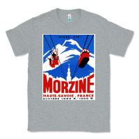 Heather Grey Savoie France Blue Classic Tee - artisFamous